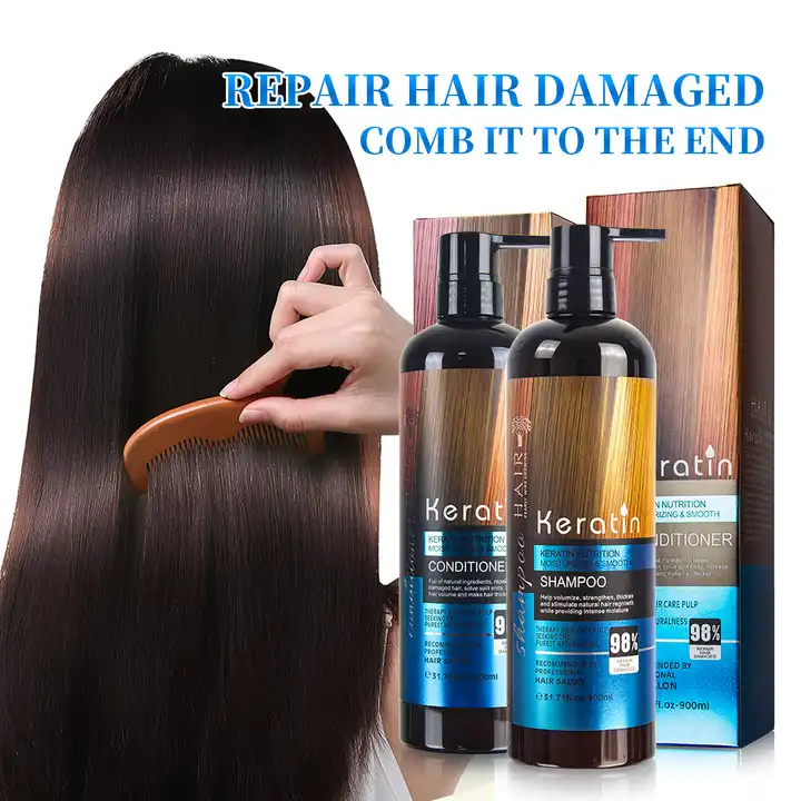 Pro Beauty Keratin Hair Care Set – Shampoo & Conditioner (900ml)