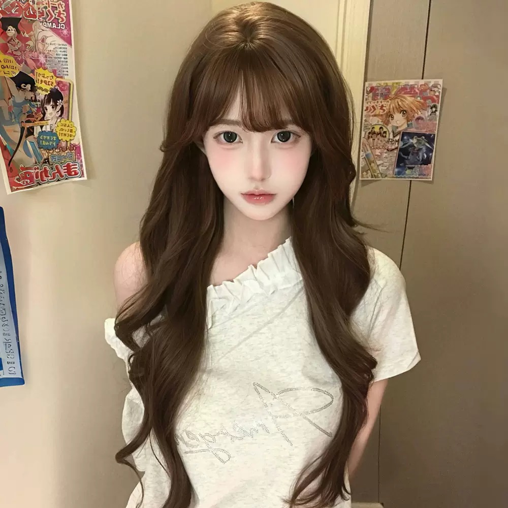 باروكة شعر حراري طويلة - Long Heat Resistant Hair Wig