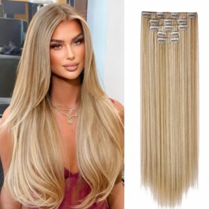 5 قطع طقم وصلات شعر حراري - Heat Resistant Hair Extension