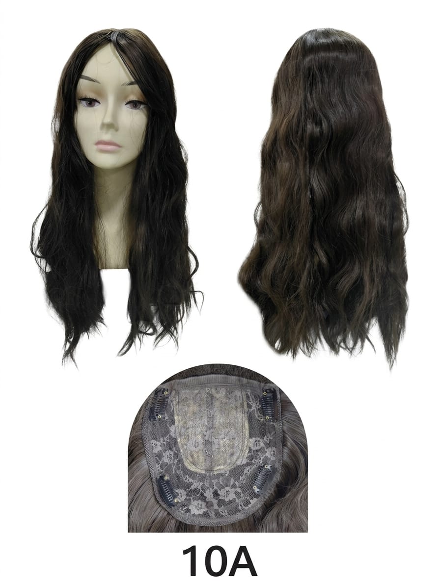 مقدمة شعر حراري لون بني - Hair closure for women