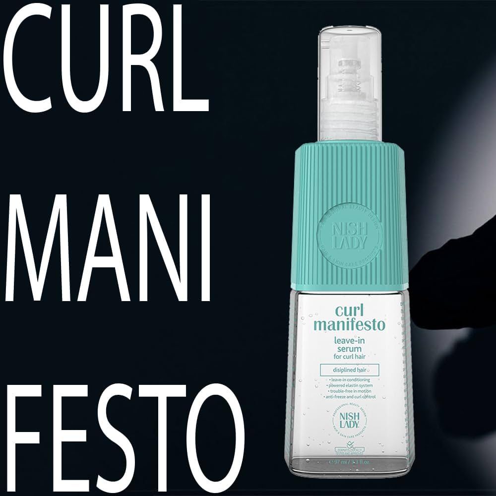 ليف إن للشعر تركي - NISH LADY Curl Manifesto Leave-In Serum