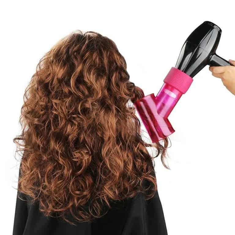 Rotating Hair Dryer Diffuser for Curls – Ingrid Wind Spin Magic Diffuser