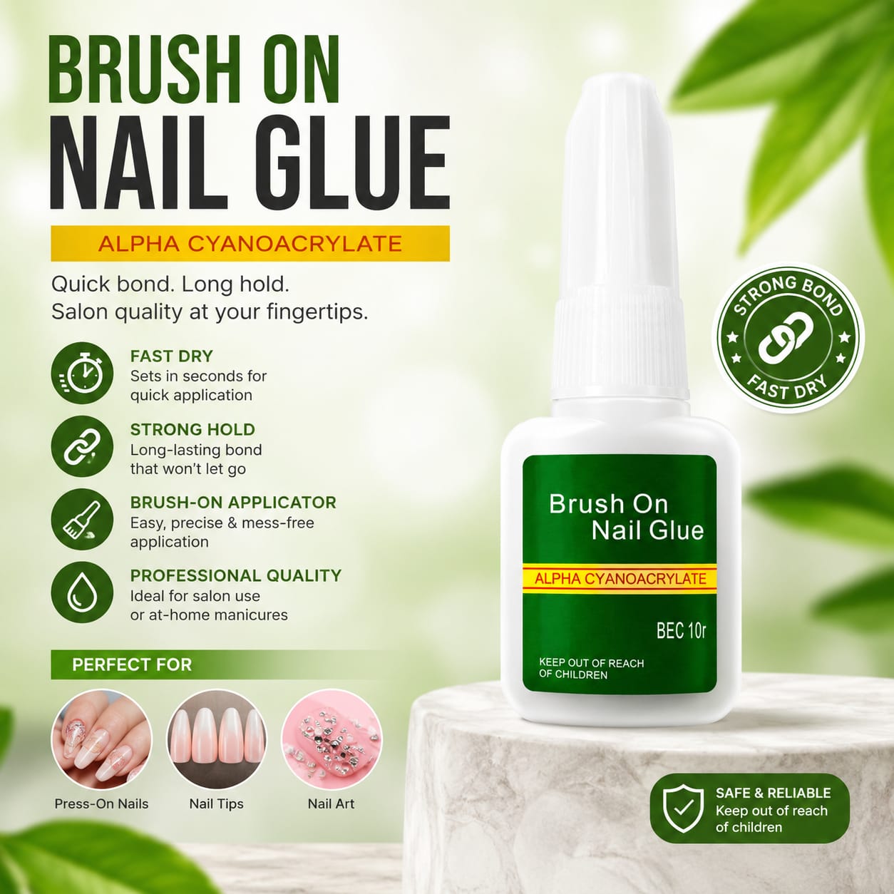 Brush On Nail Glue