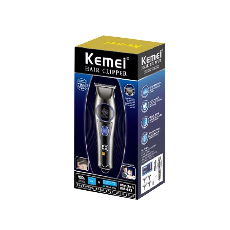 ماكينة Kemei KM-642 ماكينة تشذيب كهربائية احترافية - الصورة 8