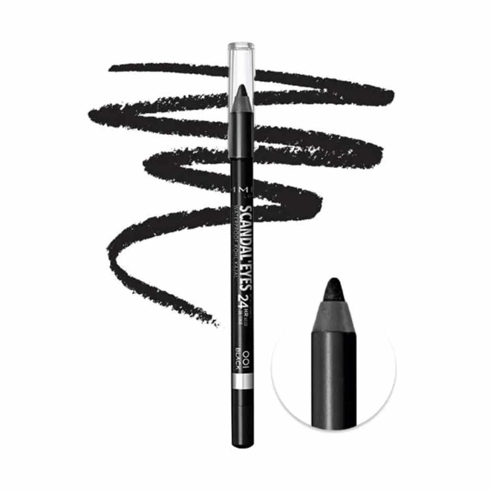 كحل أسود مقاوم للماء من Rimmel London
