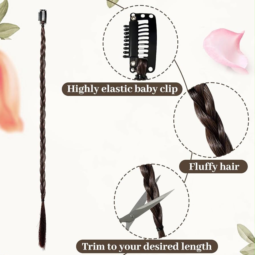 Braided Hair Extension – Ready-to-Wear Hair Braid Strands – Suitable for Kids & Adults - Image 7