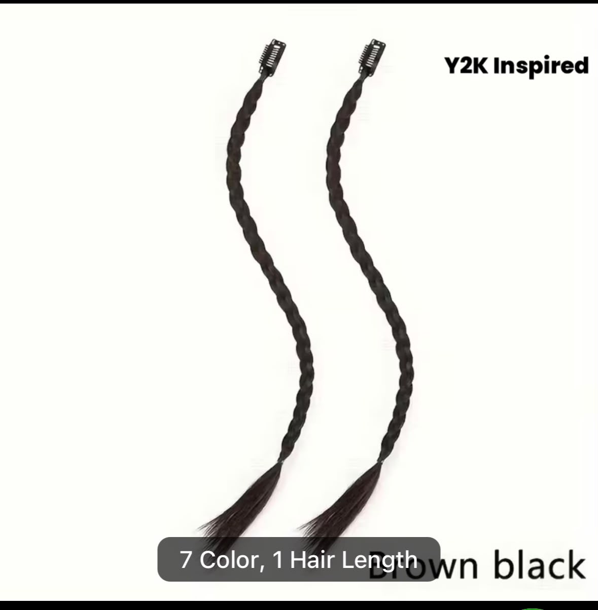 Braided Hair Extension – Ready-to-Wear Hair Braid Strands – Suitable for Kids & Adults - Image 16