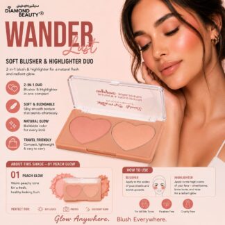Blusher & Highlighter – Wander Lust | Diamond Beauty