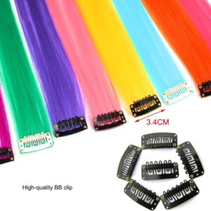 Colorful Clip-In Hair Extensions – Fashion Highlight Hair Strands