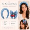 Sky Blue Cherry Charm