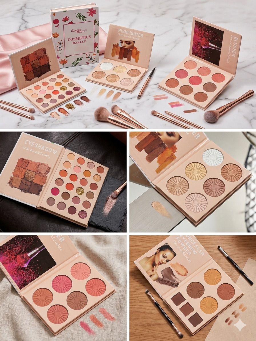 Diamond Beauty Cosmetics Makeup Book