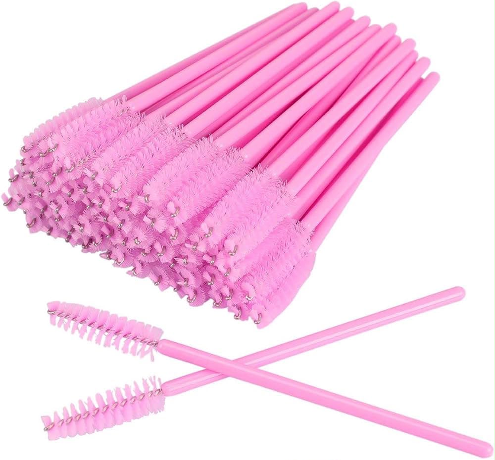 Professional Eyelash & Eyebrow Mascara Brushes – 50 Pieces