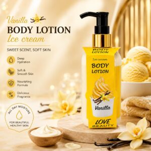 Vanilla Ice Cream & Candy Ice Cream Body Lotion