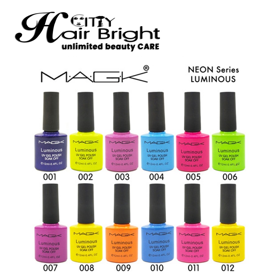 MAGK Luminous Neon Gel Polish – 10ml | 12 Colors