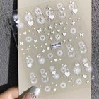 ستكر أظافر رقم 198 - Nail Stickers Model 198