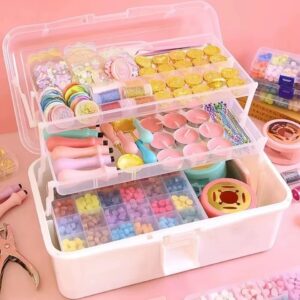 2/3 Layers Large Capacity Foldable Multifunctional Plastic Storage Box
