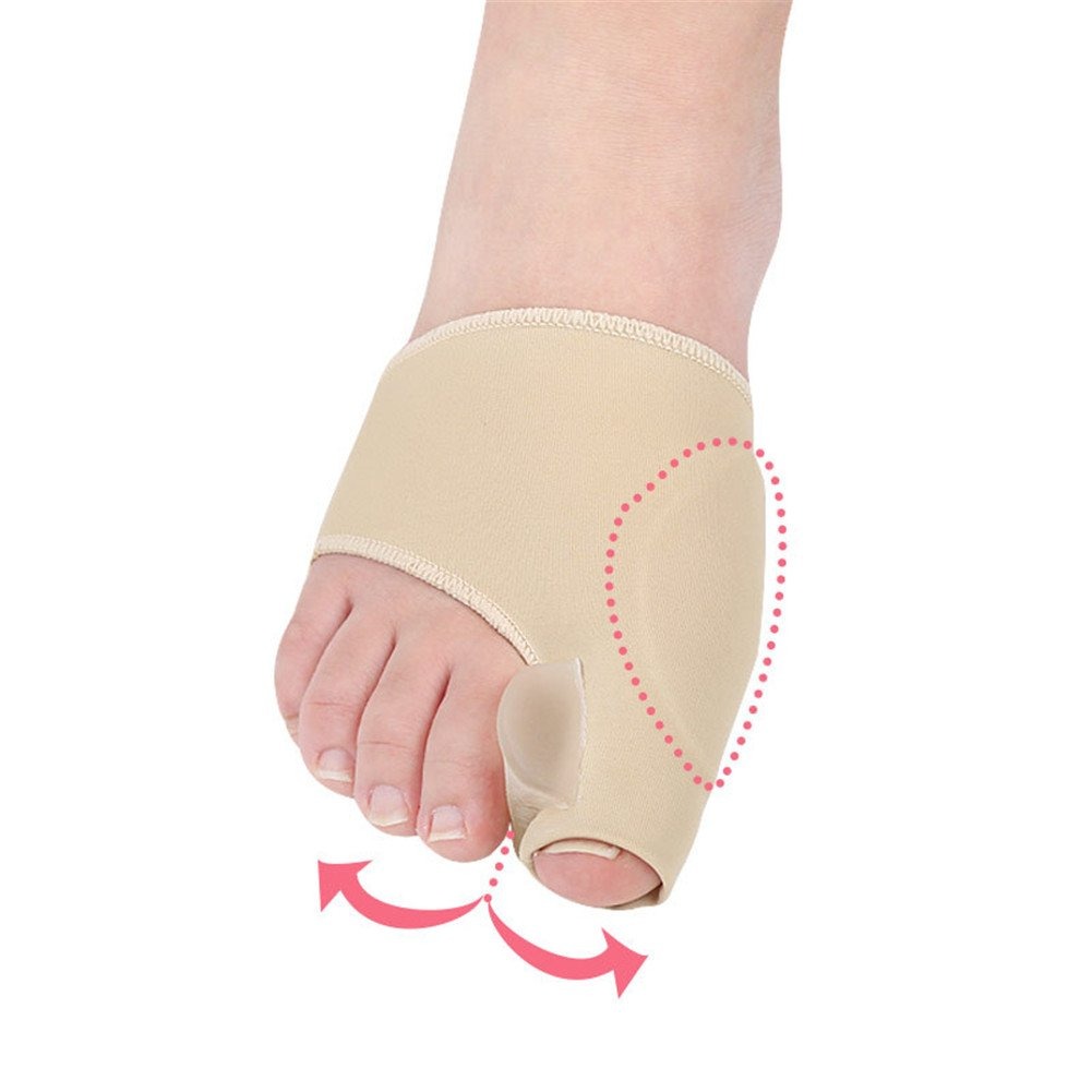Toe Separator Hallux Valgus Correction - Bunion Sock - Silicone Gel - Bandage