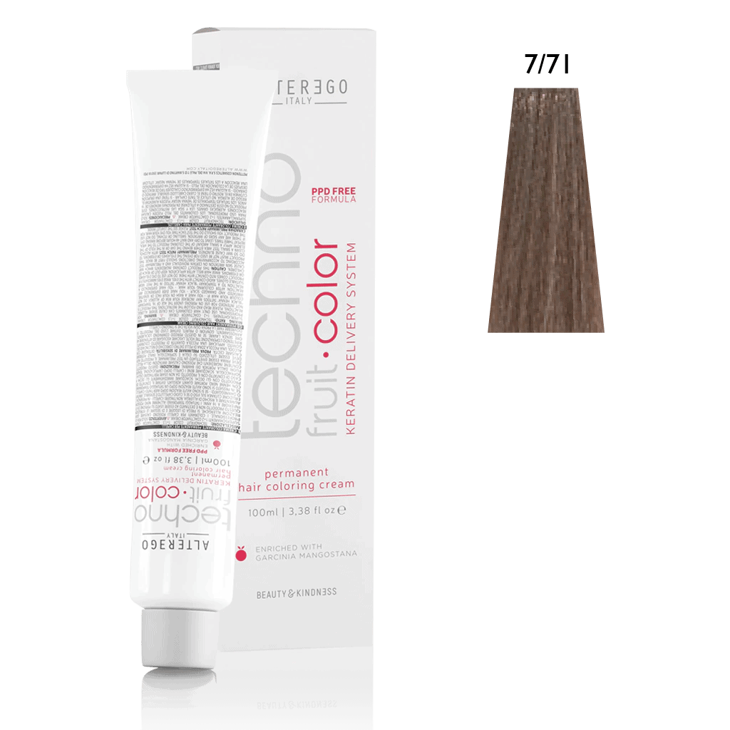Hair Dye TECNOFRUIT COLOR 7/71