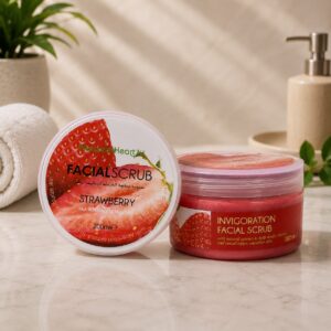 Nature’s Heart Strawberry Facial Scrub with Aloe Vera – 200ml
