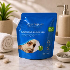 Aqua Therapy Natural Dead Sea Facial Mud Mask with Aloe Vera – 250g