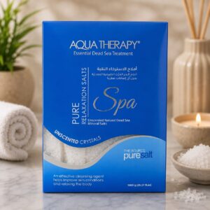 Aqua Therapy Pure Relaxation Dead Sea Mineral Salts – Unscented Crystals, 1000g