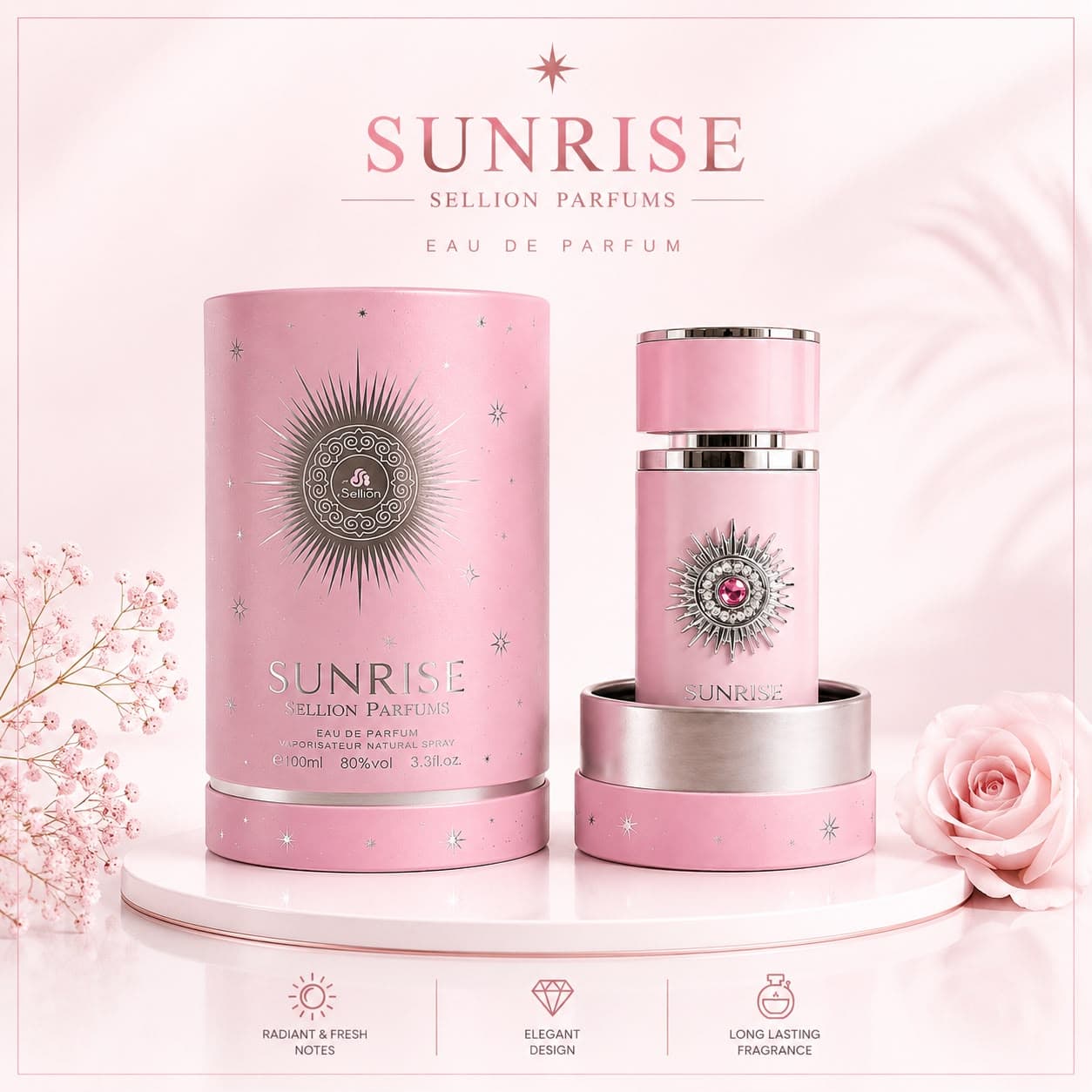 عطر سيلّيون الوردي للنساء