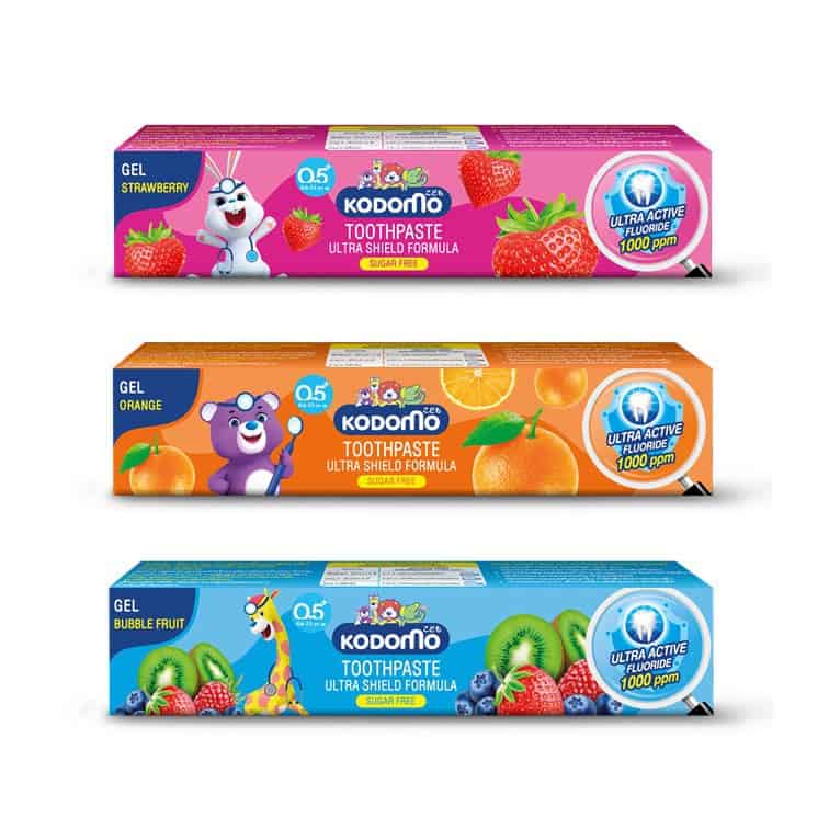Kodomo Kids Toothpaste – Ultra Shield Formula معجون أسنان كودومو للأطفال – تركيبة الحماية الفائقة