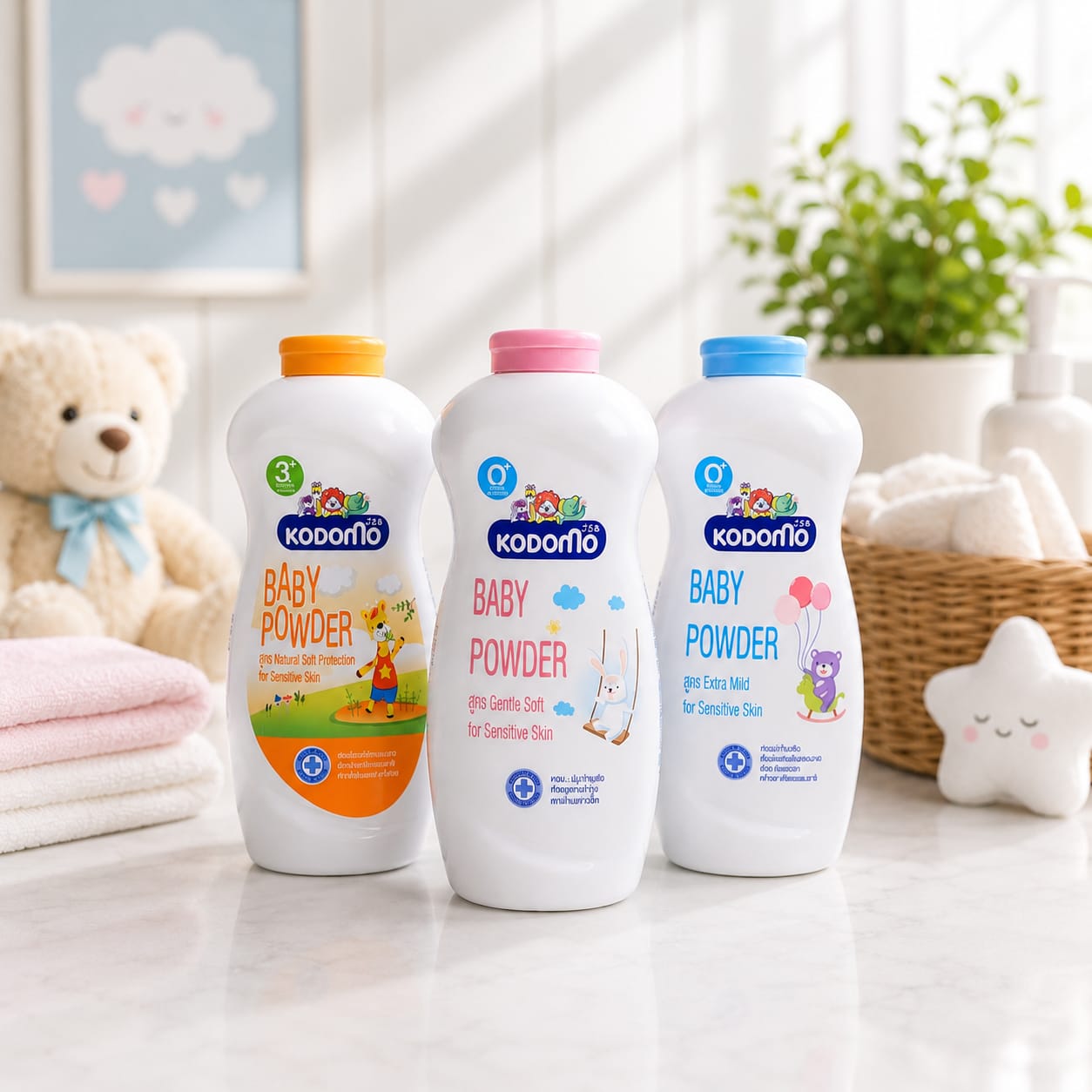 Kodomo Baby Powder – Sensitive Skin Care