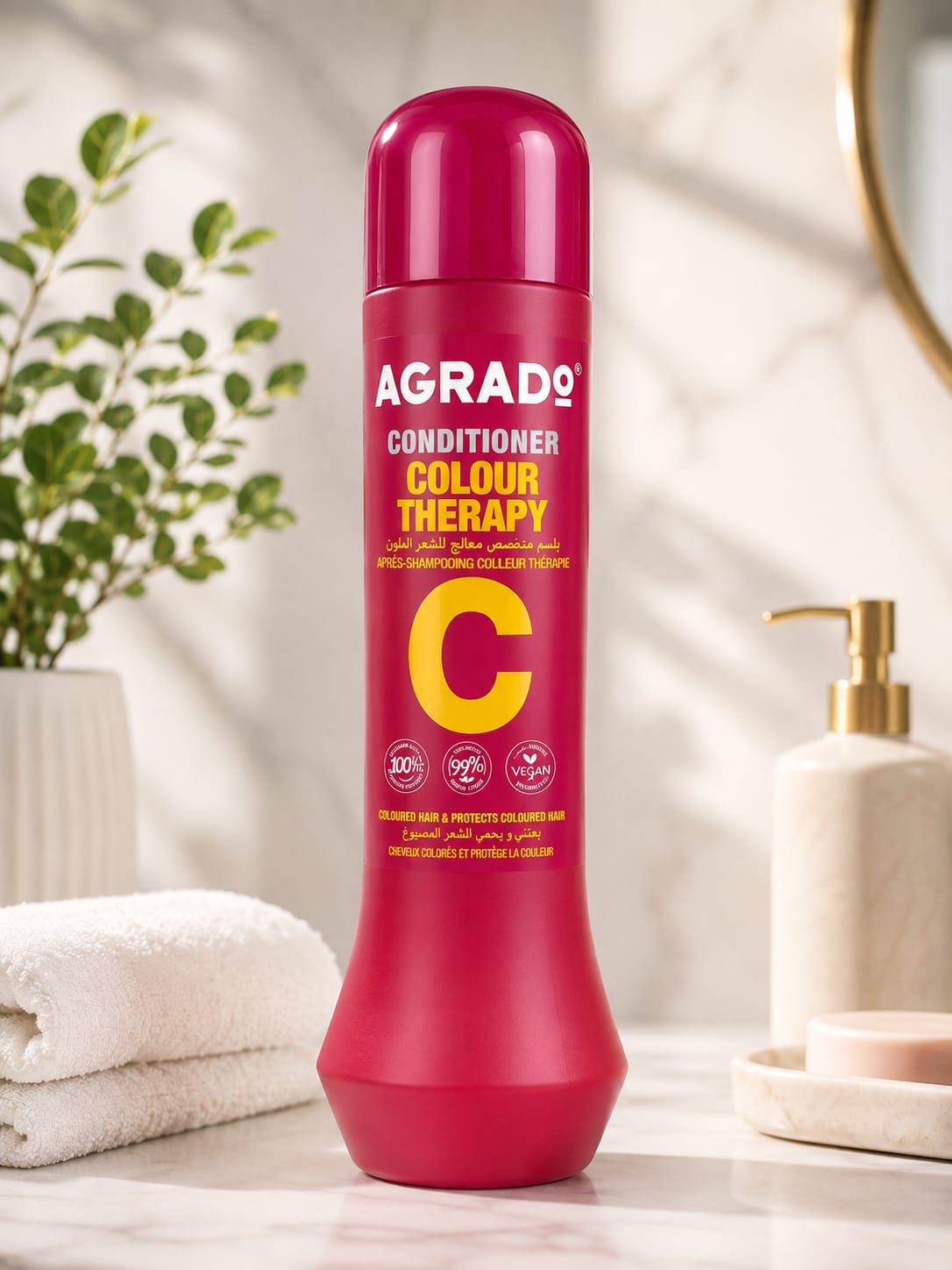Agrado Colour Therapy Conditioner – 750 ml بلسم "أغرادو" للعناية بالشعر المصبوغ (العلاج اللوني) – 750 مل