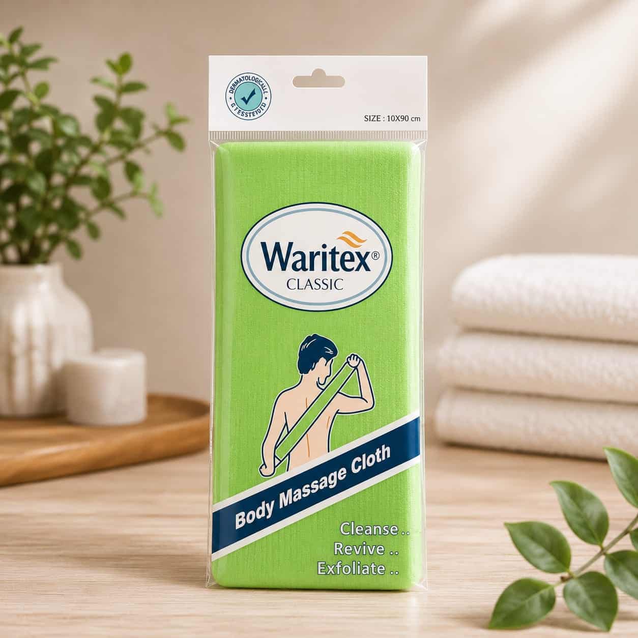 aritex Classic Body Massage Cloth is a long exfoliating bath م "aritex Classic" ليفه لتقشير الجسم أثناء الاستحمام.
