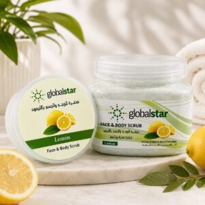 Globalstar Lemon Face & Body Scrub مقشر الوجه والجسم بالليمون من جلوبال ستار