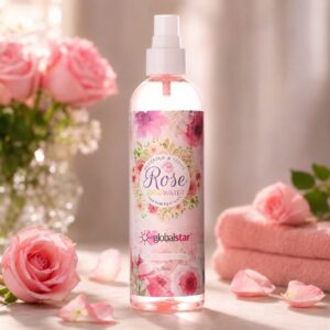 Globalstar Rose Petal Water – Cleanser & Toner, 250 ml ماء بتلات الورد من جلوبال ستار – منظف وتونر، 250 مل