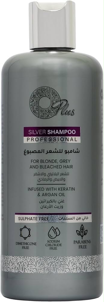O Plus Professional Silver Shampoo – For Blonde, Grey & Bleached Hair