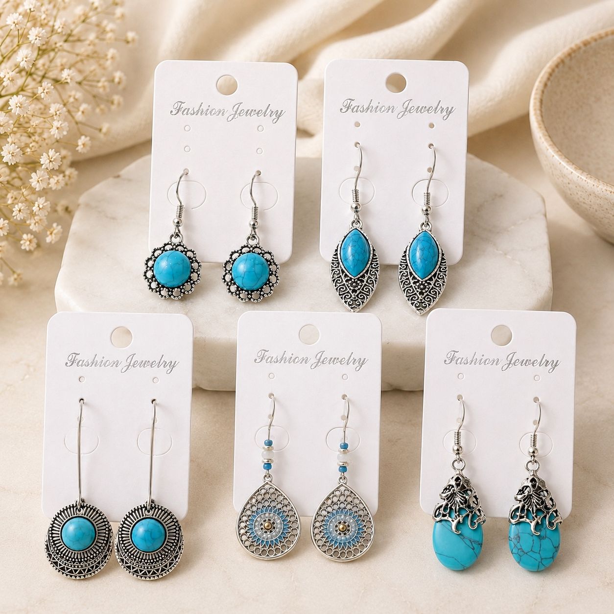 earring collection مجموعة أقراط حلق