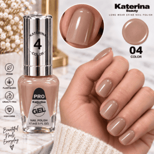 مناكير بلمعة الجل Katerina Beauty Miracle Gel - رقم 04 نود بيج
