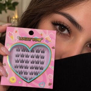 رموش خصل لاصقة بدون غراء بتصميم المانغا Lucky Vow