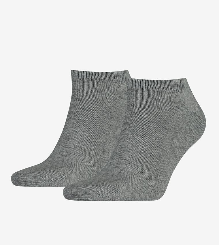 Ultra-Low-Cut Plain Socks – Gray
