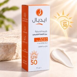 كريم إيديال للوقاية من أشعة الشمس SPF 50 – حماية عالية جدًا – 60 مل