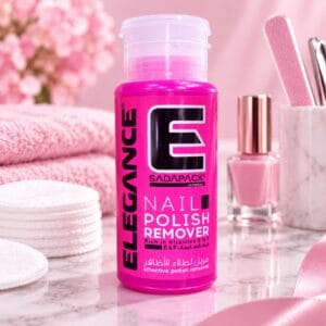 مزيل طلاء الأظافر إليغانس ELEGANCE من SADAPACK – غني بفيتاميني E وF