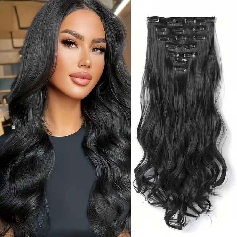 5-Piece Heat-Resistant Hair Extension Set