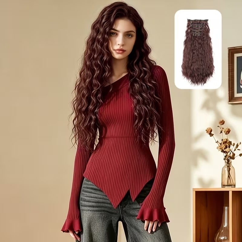 5-Piece Heat-Resistant Hair Extension Set