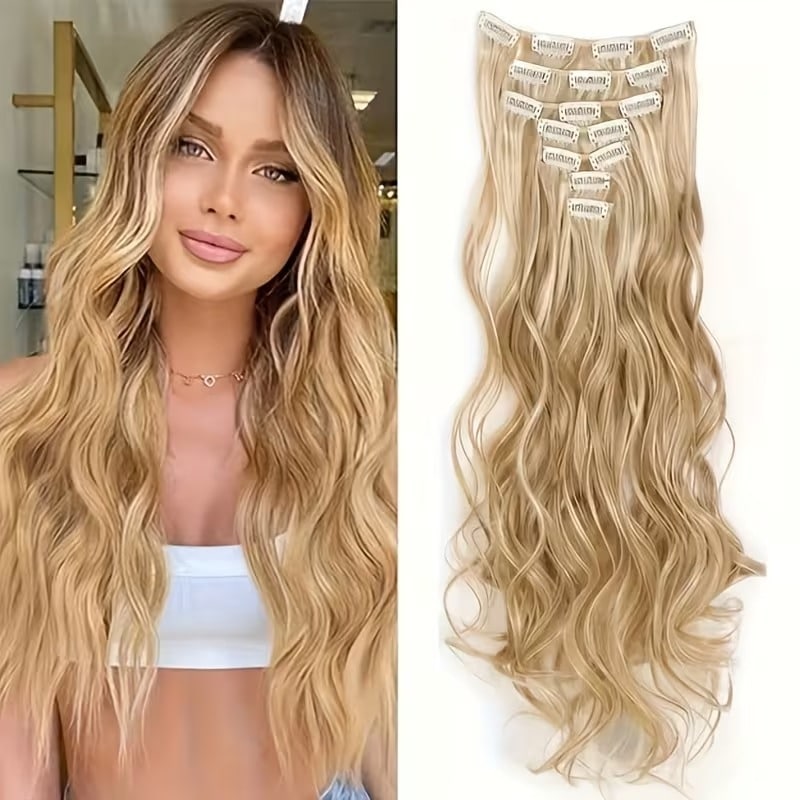 5-Piece Heat-Resistant Hair Extension Set
