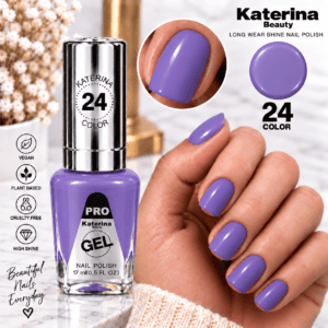 مناكير بلمعة الجل Katerina Beauty Miracle Gel - رقم 24 لافندر