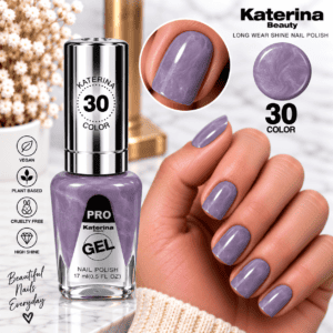 مناكير بلمعة الجل Katerina Beauty Miracle Gel - رقم 30 ليلكي لؤلؤي