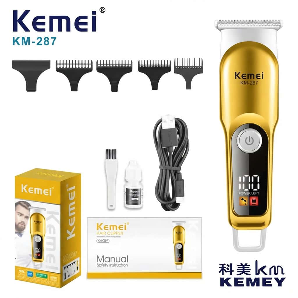 Kemei KM-287ماكينة حلاقة وتحديد الشعر واللحية كيمي