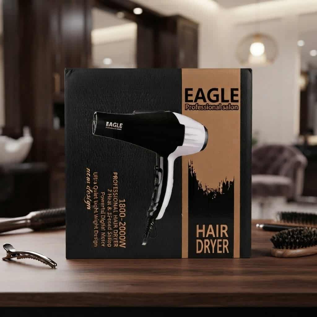 EAGLE Professional Hair Dryer بقوة 1800–2000 واط