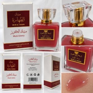مسك الطهارة بالكرز 100 مل، عطر مركز بطابع فاكهي مسكي ناعم