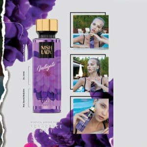 عطر نيش ليدي إنستيغيت البنفسجي – NISH LADY Instigate Fragrance Mist