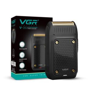 ماكينة حلاقة وتنعيم الشعر VGR V-353 الاحترافية للرجال – قابلة للشحن