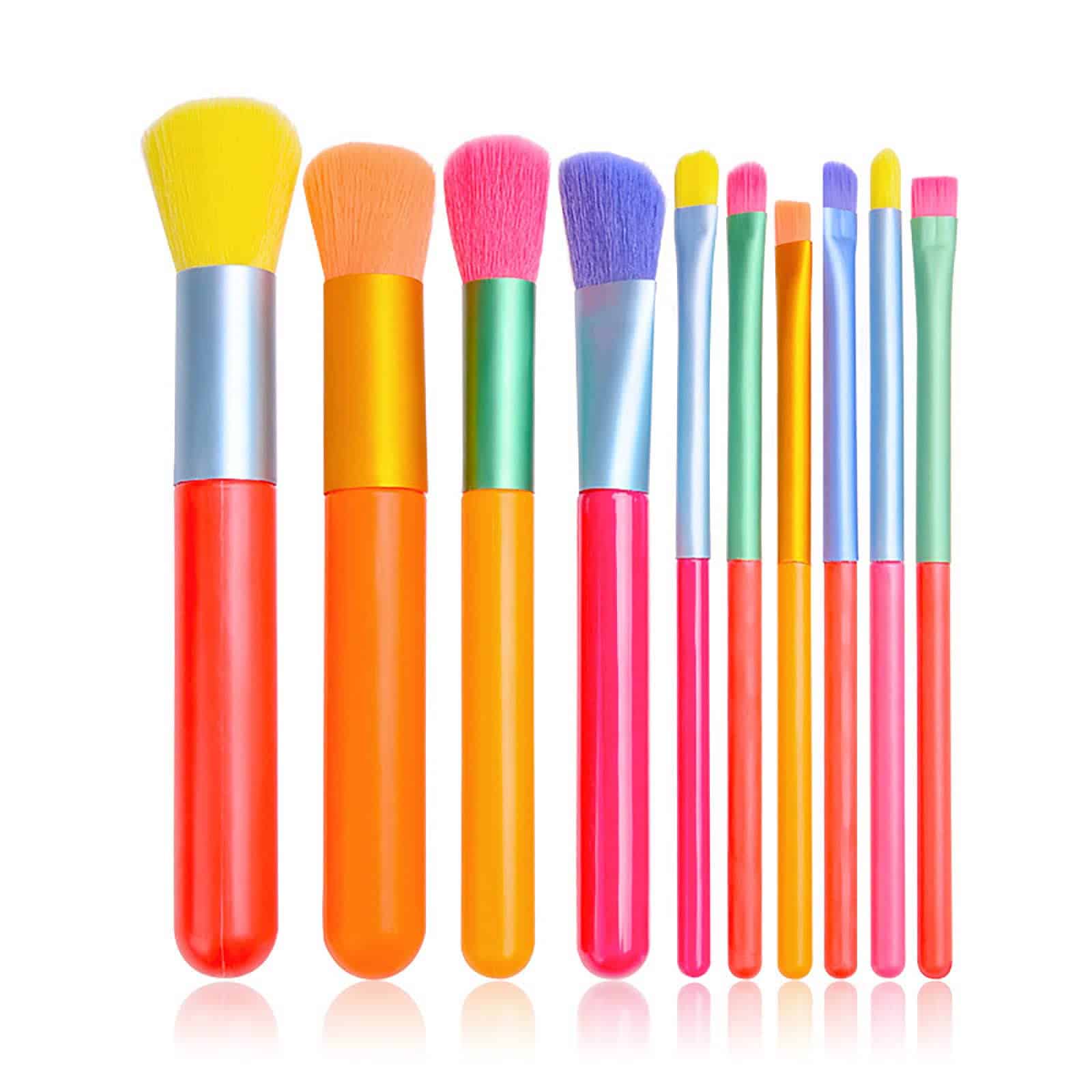 طقم فرش مكياج ملونة احترافية – Docolor Makeup Brush Set